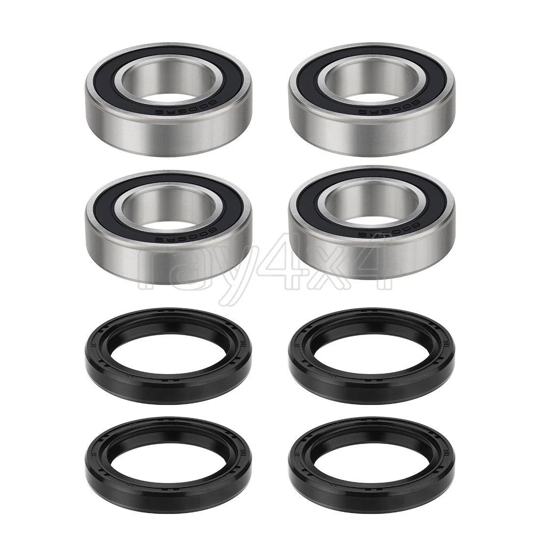 2X Front Wheel Bearing Seals for Kawasaki Mule 3000 3010 3020 4000 4010