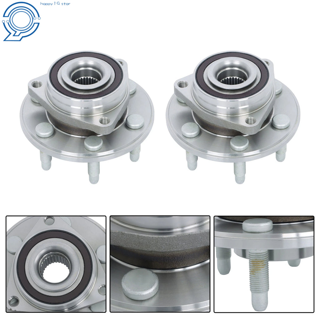 2X Wheel Bearing Hubs for Cadillac SRX (2010–2016) Saab 9-4X (2011)