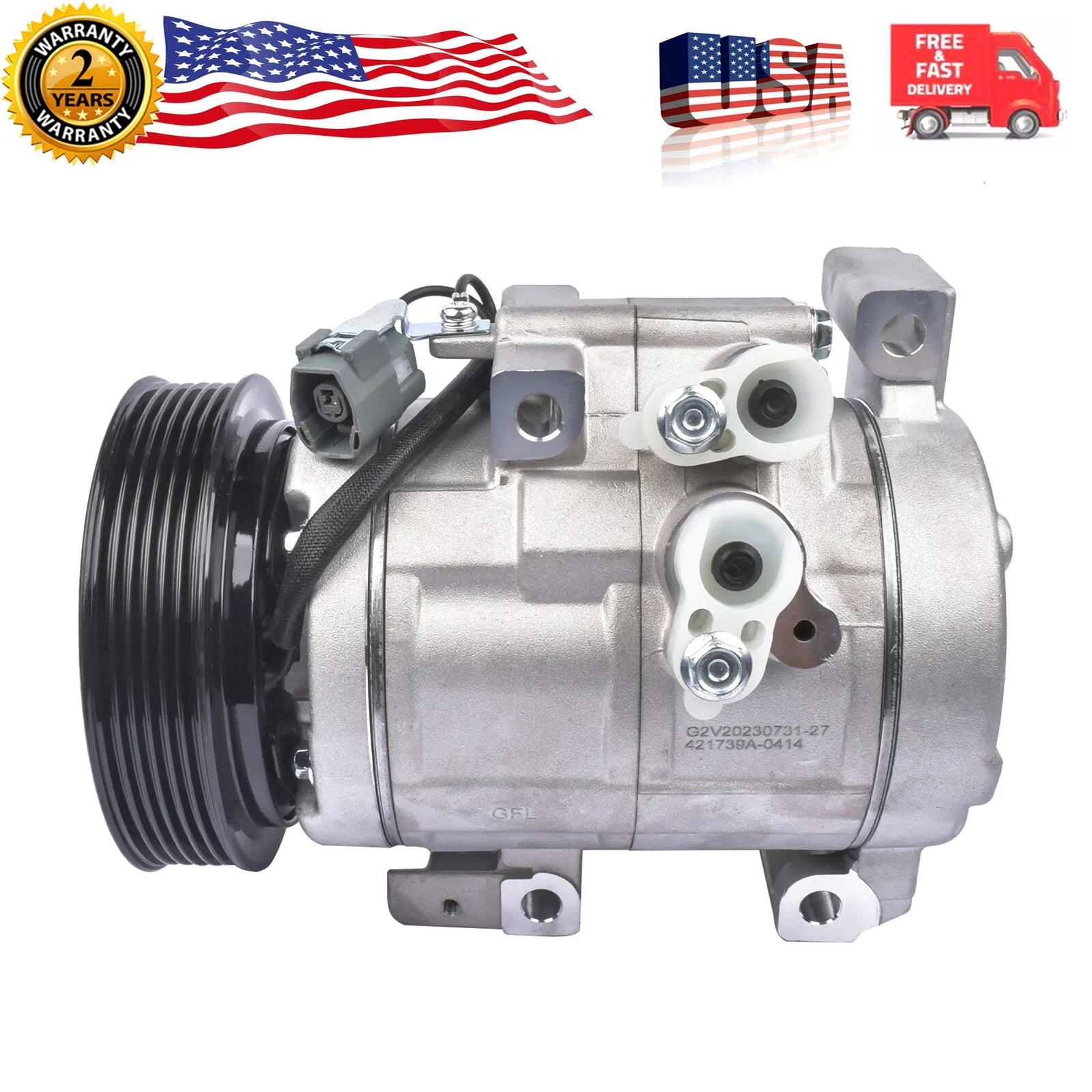 AC Compressor w/ Clutch for Mazda CX-7 (2009–2012) CO29078C 4716076
