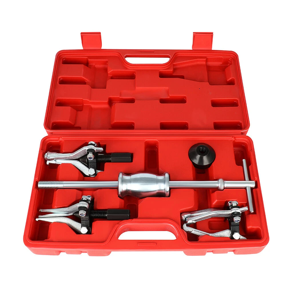 3 Jaw Bearing Puller Set with Slide Hammer for Universal Use (Tool Kit)