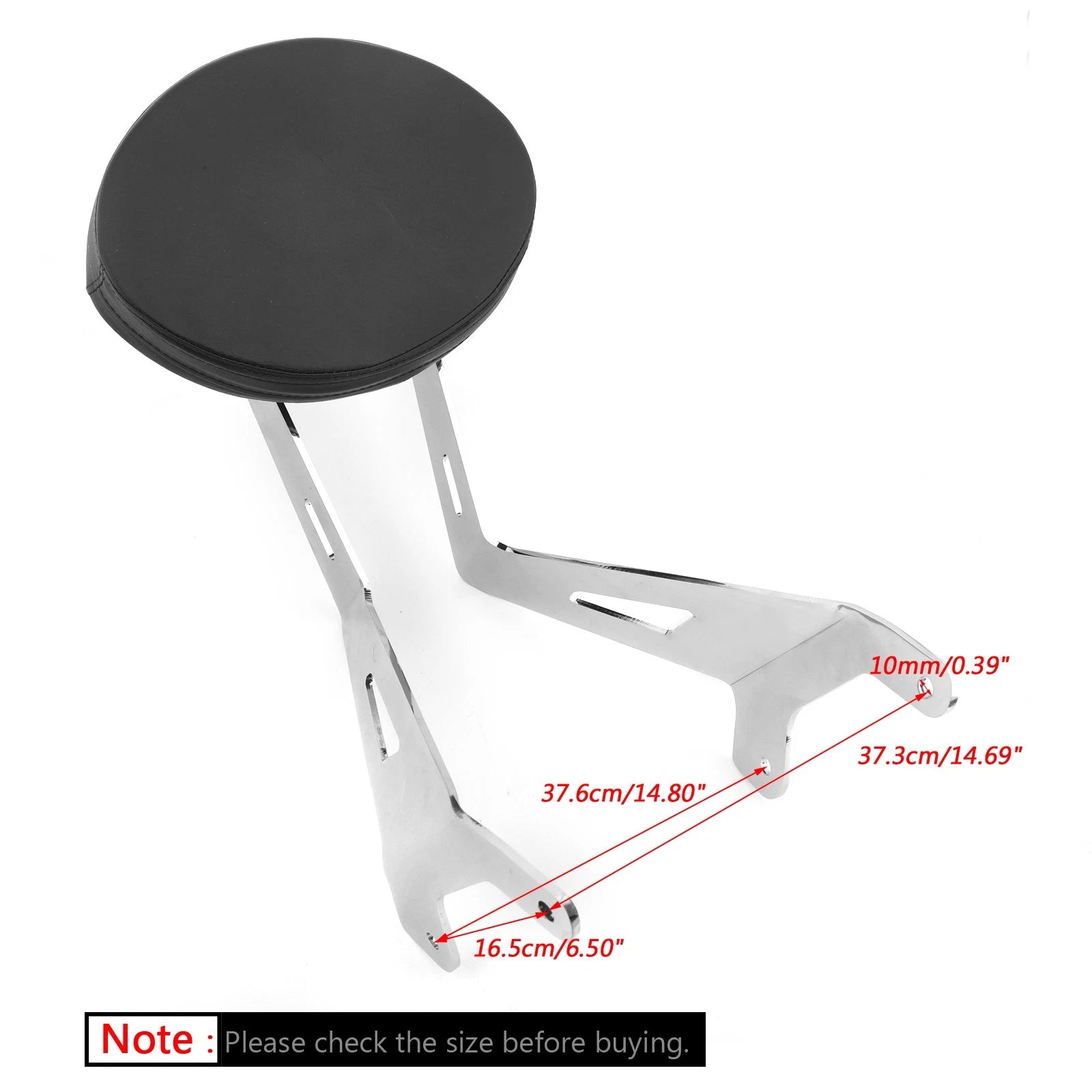 Backrest Sissy Bar for Yamaha Star Stryker XVS1300 (2011–2016)