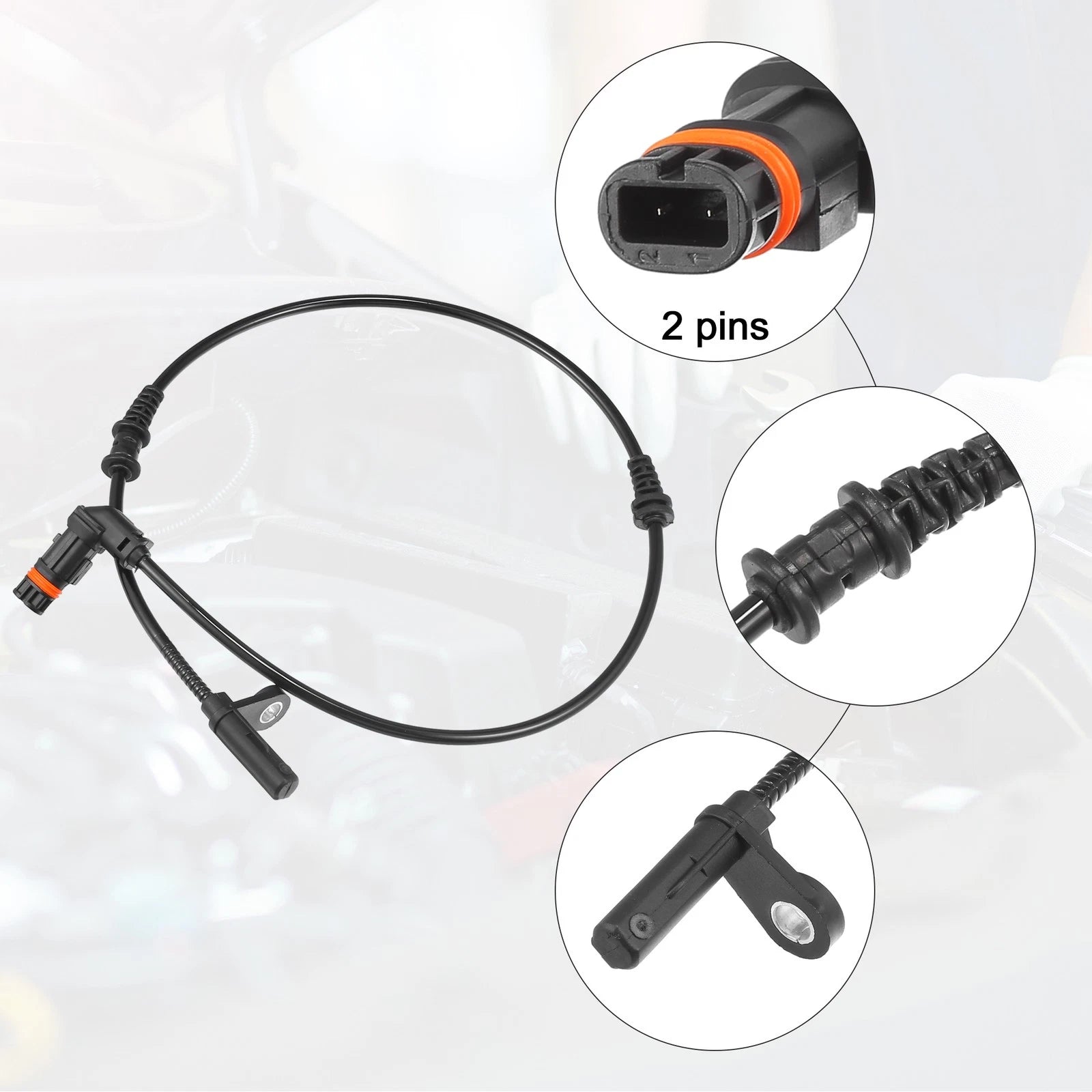 Front Left Right ABS Sensor for Mercedes-Benz C300 (2008–2011) No.A2045400117