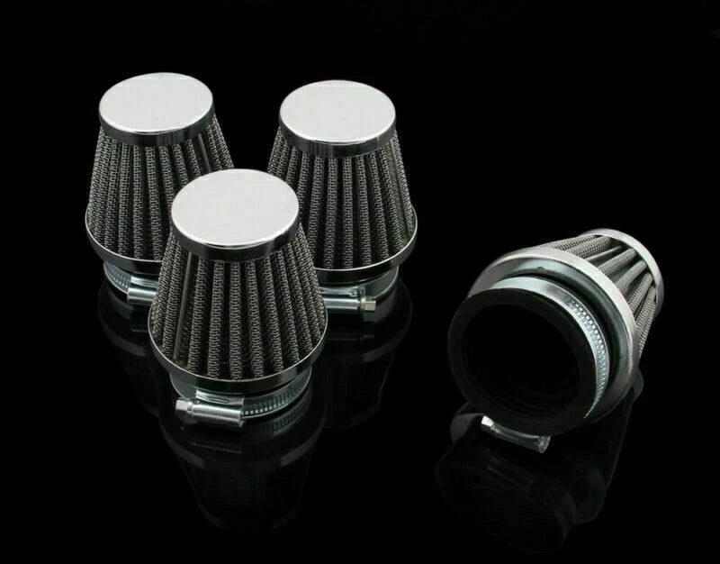 4X 52mm Pod Air Filter for Honda CB400 CB650 CB750 (Universal) 12-55752 T9