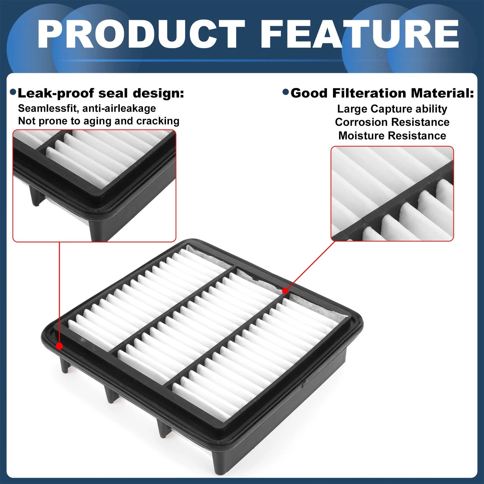Car Engine Air Filter No. 281132H000 for Hyundai Elantra 2.0L (2007–2012)