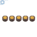 Set of 5 Flap Wheels 2" x 1" 120 Grit for Automotive Finishing