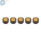 Set of 5 Flap Wheels 2" x 1" 120 Grit for Automotive Finishing