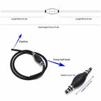 3/8" Marine Outboard Fuel Hose Line Assembly with Primer Bulb
