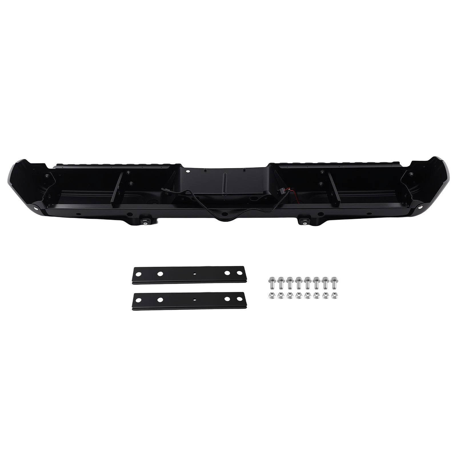 Rear Black Bumper for Ford F250 F350 F450 Super Duty (2008–2016)