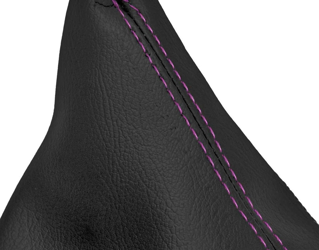 Manual Shift Boot Cover Leather for Ford Mustang GT (2010–2014) Purple Stitch