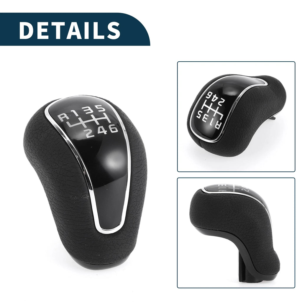 6 Speed Manual Gear Shifter Knob for Kia Forte Cerato K3 (2012–2016) Faux Leather