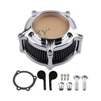 Billet Aluminum Air Cleaner for Harley Sportster XL 883 1200 (2004–2023) Black