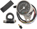 KPH Mini Mechanical Speedometer with LED Indicators for Harley Davidson