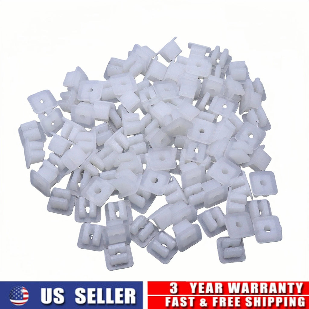 100PCS Nylon Nut #10 Screw Grommet Clip for Toyota 4Runner Corolla Tacoma Tundra (1996–2023)