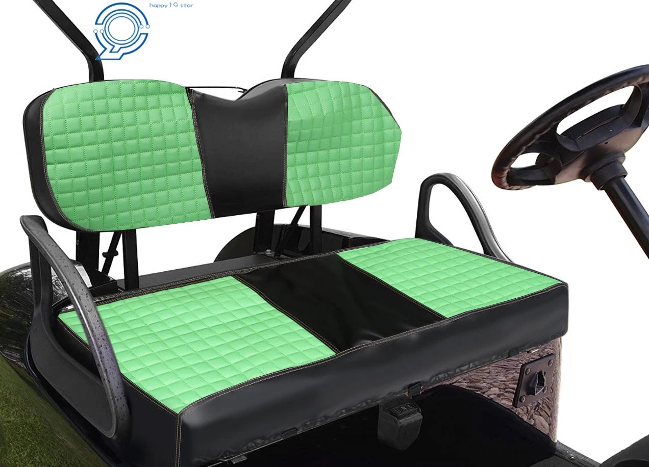 Set of 2 Front and Rear Seat Covers for Club Car DS (2000.5–Present) - Green