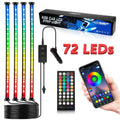 RGB LED Interior Atmosphere Strip Lights for Car (Bluetooth, Remote Control)