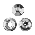 Chrome Triple Crankshaft Pulley for Big Block Chevy 396-454