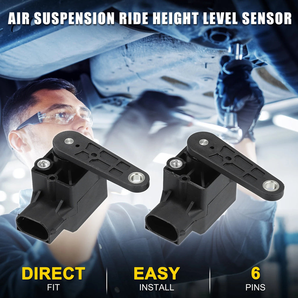 Set of 2 Air Suspension Ride Height Level Sensors for Audi A4 (4B0907503A)