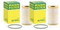 Set of 2 Engine Oil Filters HU 7035 for Audi A6 A7 A8 Quattro Q7