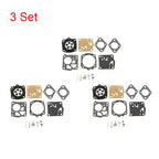 Set of 3 Chainsaw Carburetor Kits for Tillotson RK-23HS RK-17HS