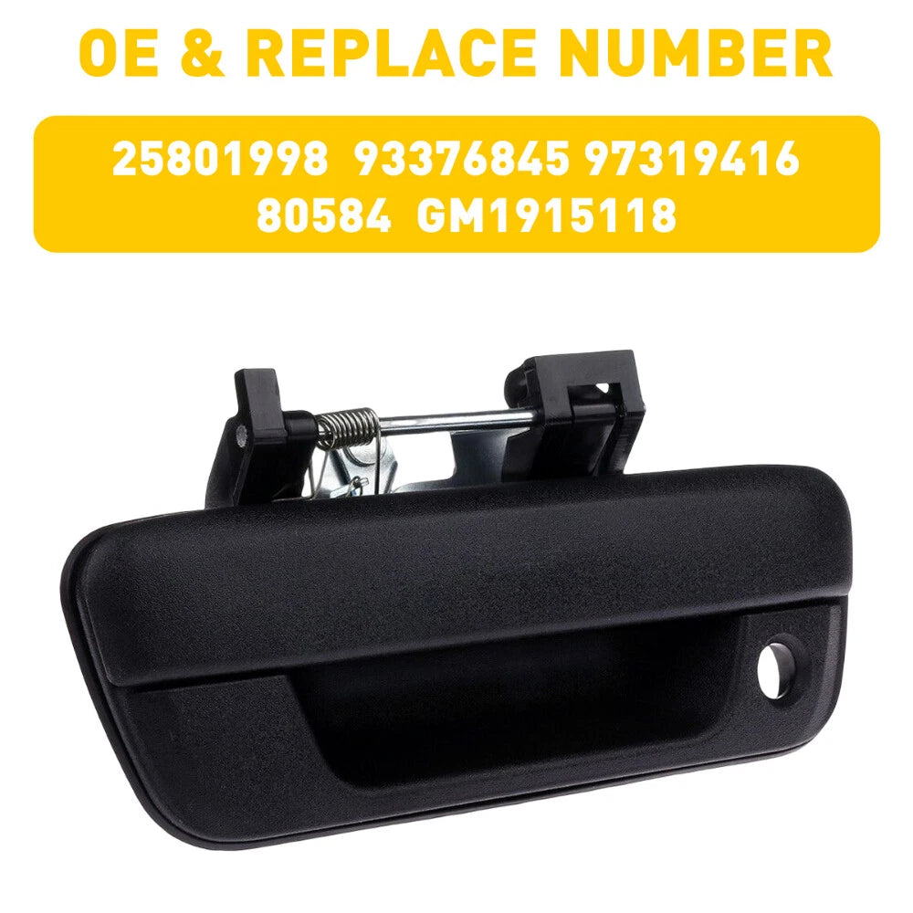 Tailgate Latch Handle for 2004–2012 GM Colorado GMC Canyon Black