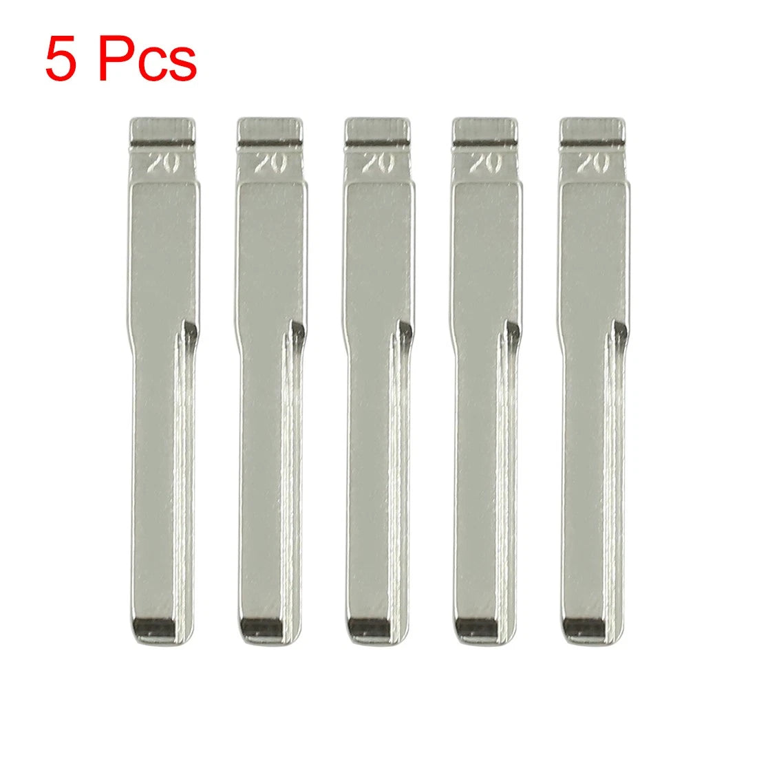 5pcs Metal Flip Remote Key Blank Blade for Mercedes Benz C E Series (2001–2023)