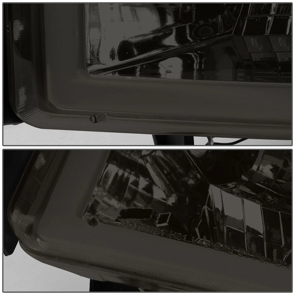 Smoked/Amber Corner LED DRL Headlight for RAM 1500 2500 3500 (1994–2002)