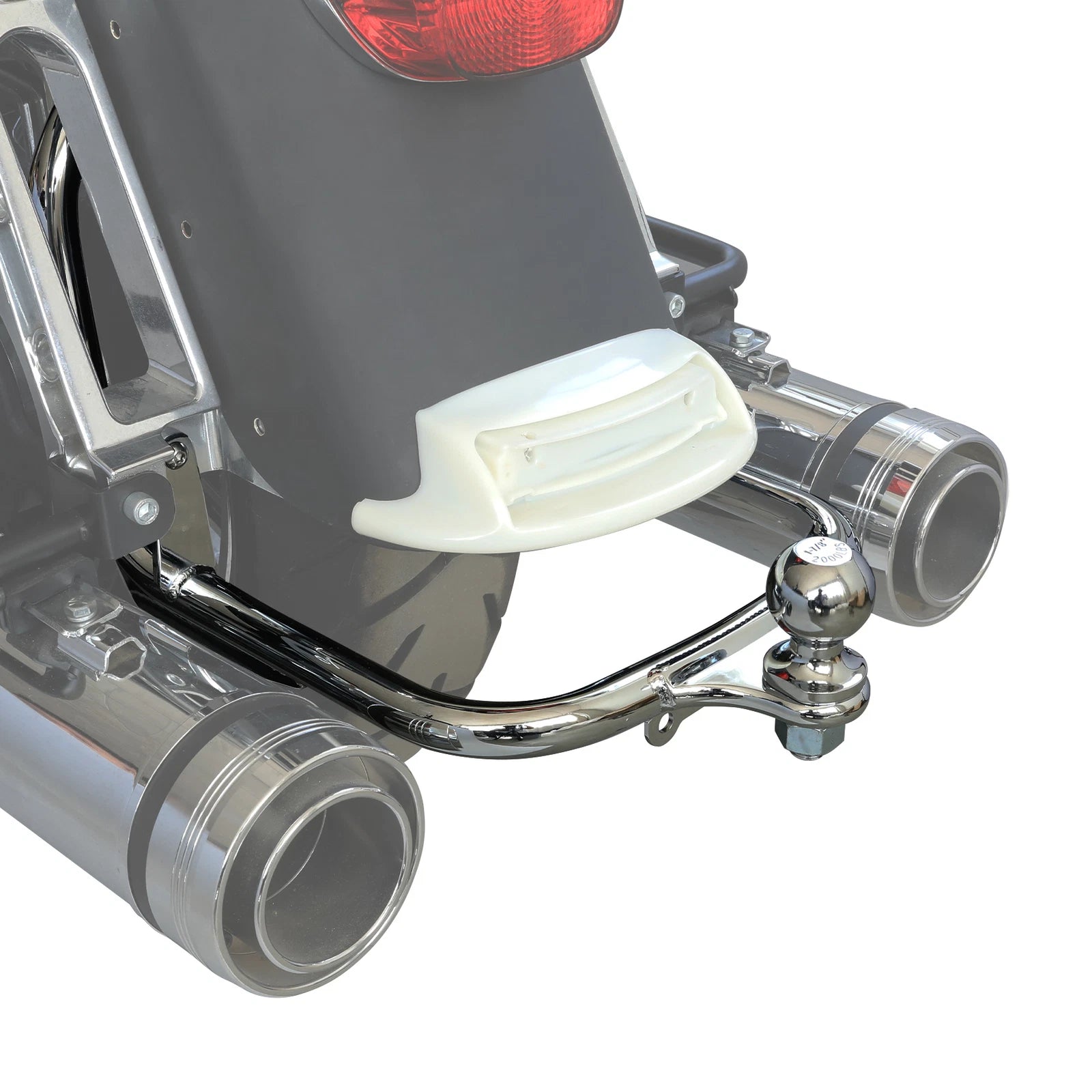 Chrome Trailer Hitch for Harley Electra Glide, Street Glide, Road King (2009–2013)