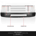 3-Piece Front Bumper Face Bar for Ford E-150 E-350 E-450 (2008–2019)