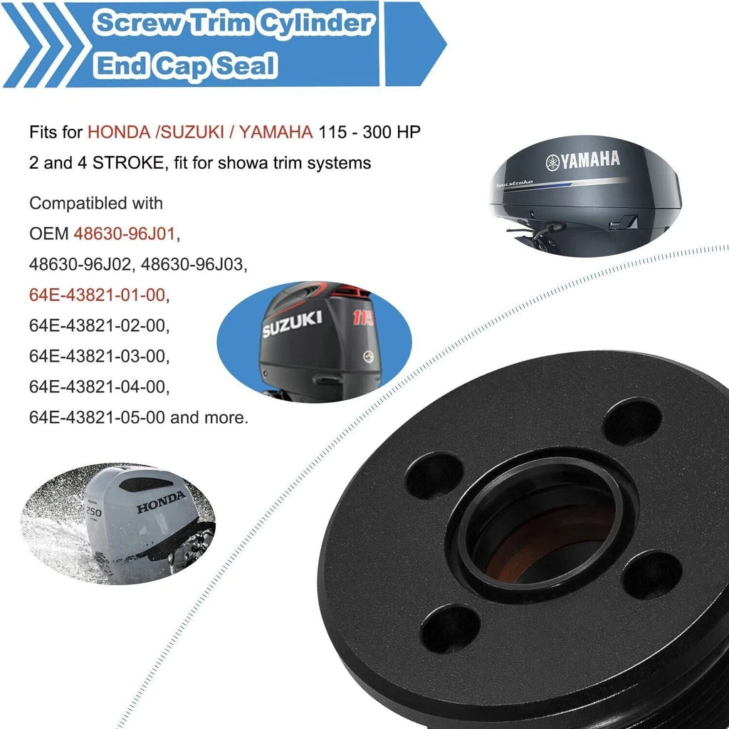Tilt Cylinder End Cap for Suzuki 225-300HP Outboard DF V-6 (48400-98J01 FSM014)