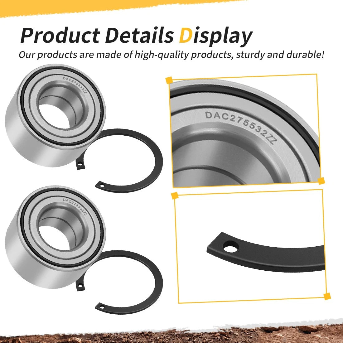 Front Wheel Bearing Circlip for Honda TRX500 TRX520 (2015–2024)