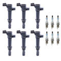 Set of 6 Ignition Coils & Spark Plugs for Jeep Liberty Nitro (2002–2012)