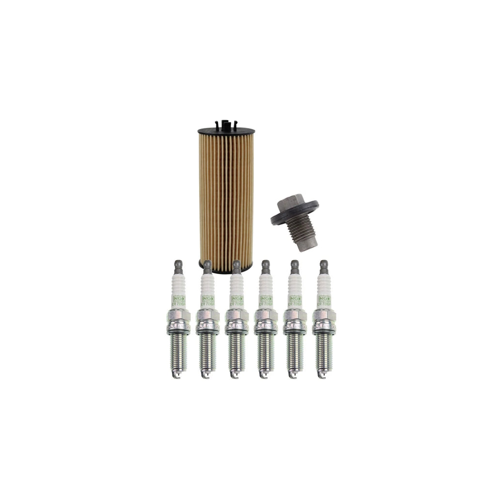 Wix Engine Oil Filter & NGK Spark Plugs Kit for Durango Grand Cherokee (2011–2020)