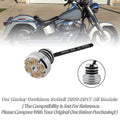 Oil Dipstick Tank Cap Plug for Softail (2000–2017) Silver