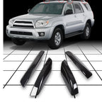 4X Black Roof Rails Rack End Cover Cap for Toyota 4Runner N210 (2003–2009)