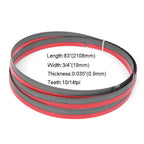 M42 Bi-metal Band Saw Blades for Metal Cutting (83" x 3/4" x 10/14 TPI)