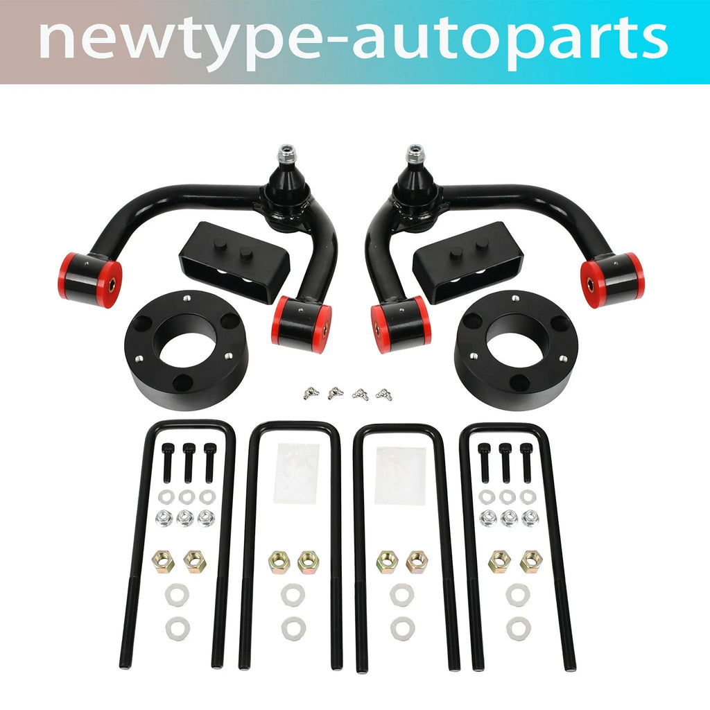 3" Front 2" Rear Leveling Lift & Upper Control Arms for Ford F150 (2004–2020)