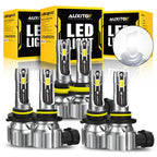 2X LED Bulbs Combo for H11 9005 9006 (Headlight Fog Light)