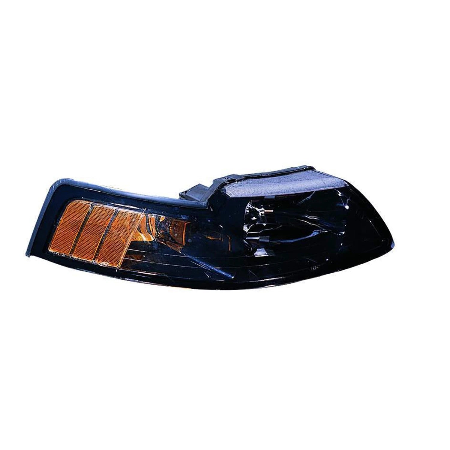 Replacement Passenger Side Head Light Lens/Housing w/Black Bezel