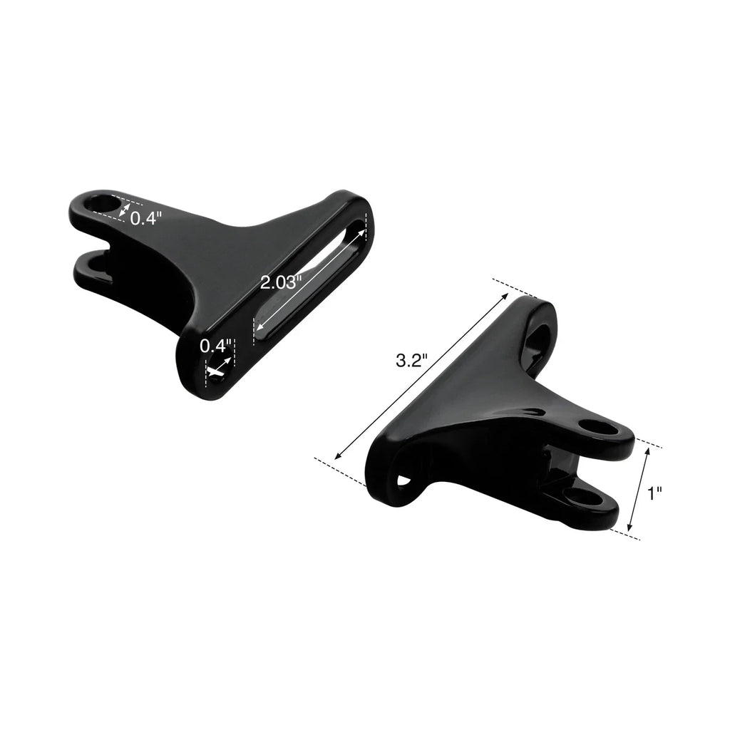 Mini Passenger Footpeg Mounts for Harley Touring Street Road Glide (1993-2025)