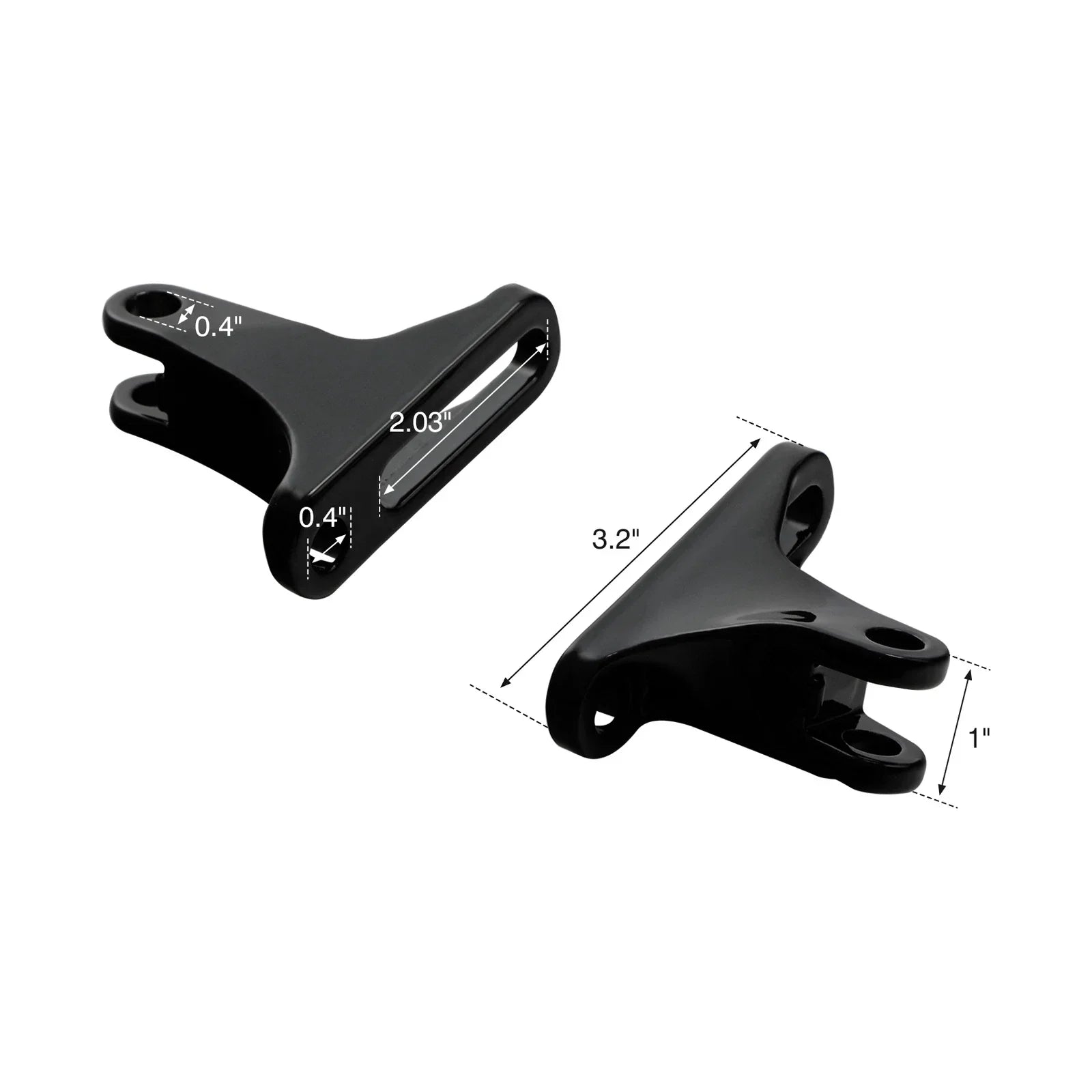 Mini Passenger Footpeg Mounts for Harley Touring Street Road Glide (1993-2025)