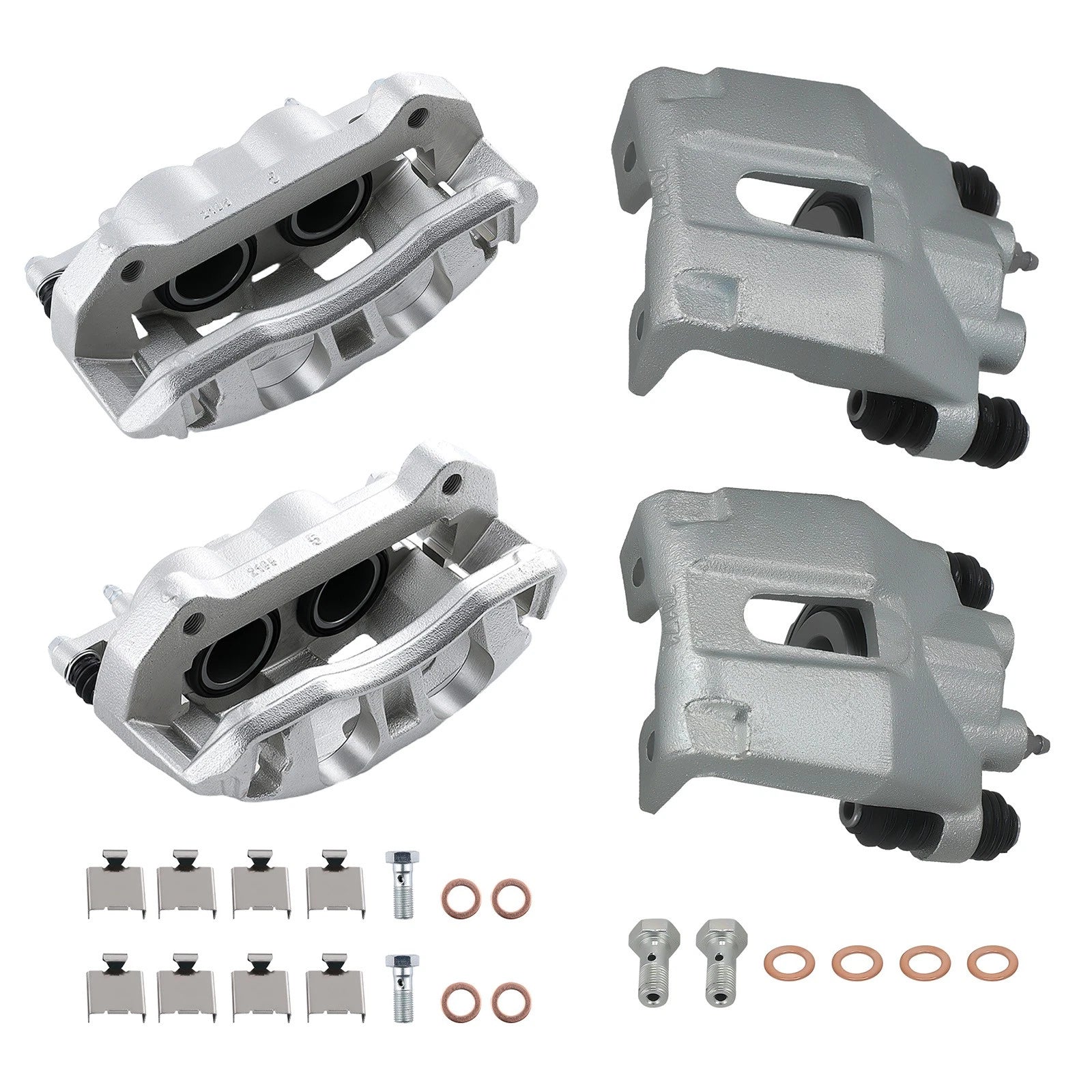 Set of 4 Disc Brake Caliper Kit for Ford F-150 (2010–2011) 18-4858 18-4859