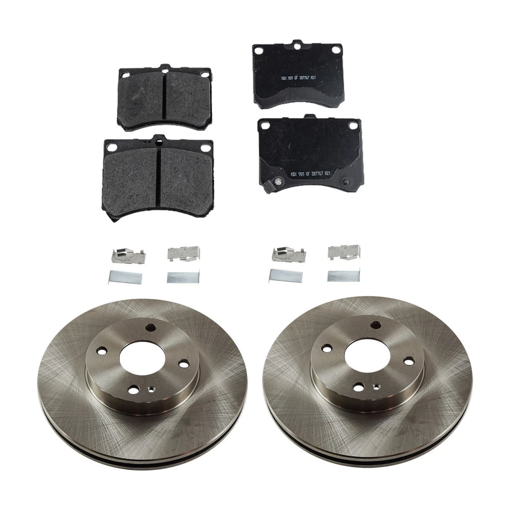 Brake Disc and Pad Kit for Ford Escort (1991–2003)