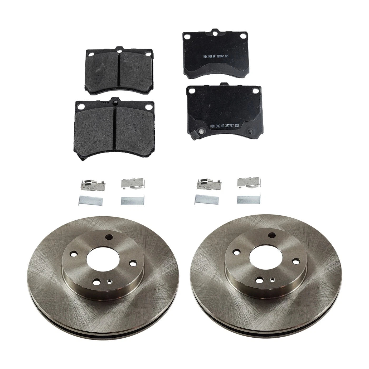 Brake Disc and Pad Kit for Ford Escort (1991–2003)