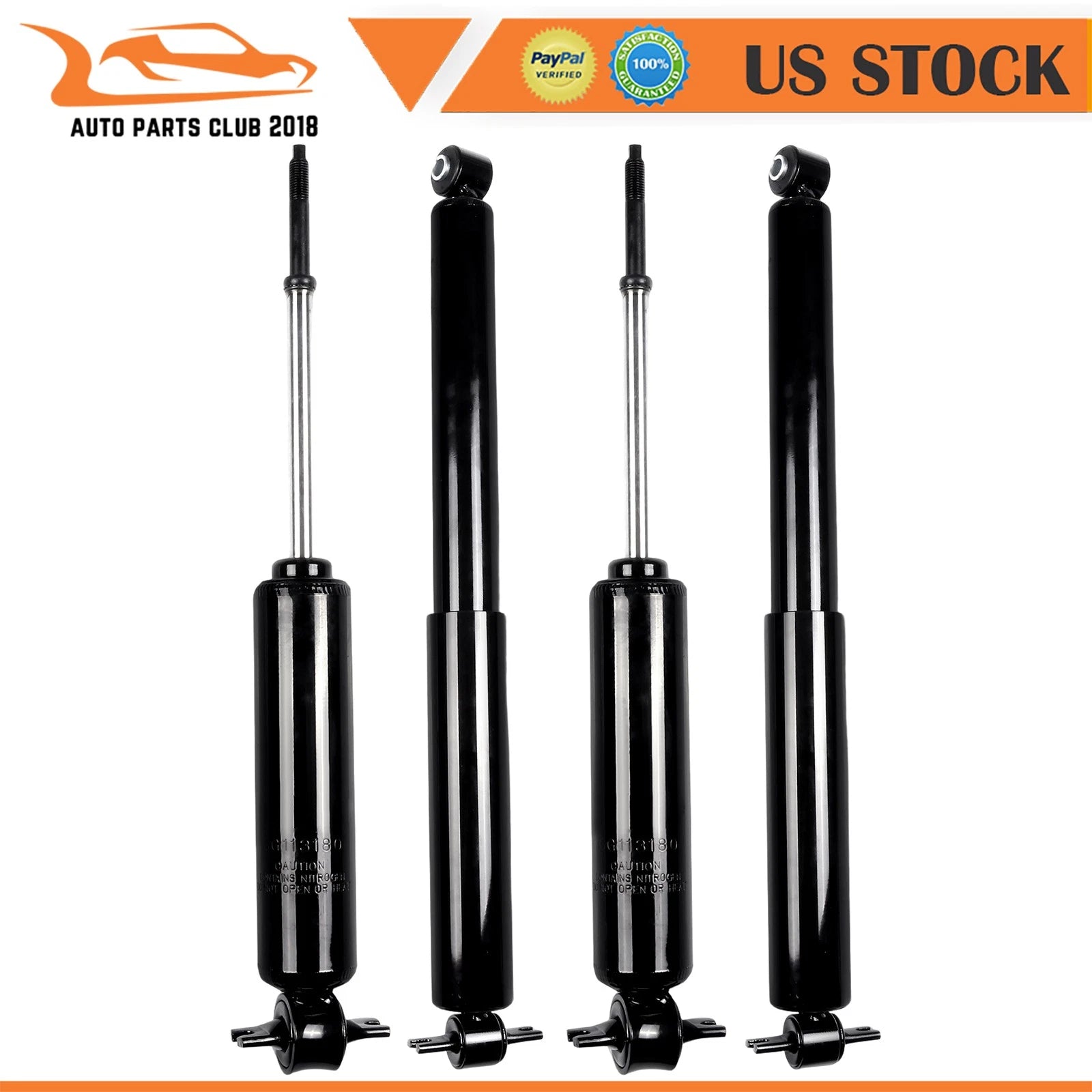 Set of 4 Struts Shocks Absorbers for Dodge Dakota 2WD (1987–1996)