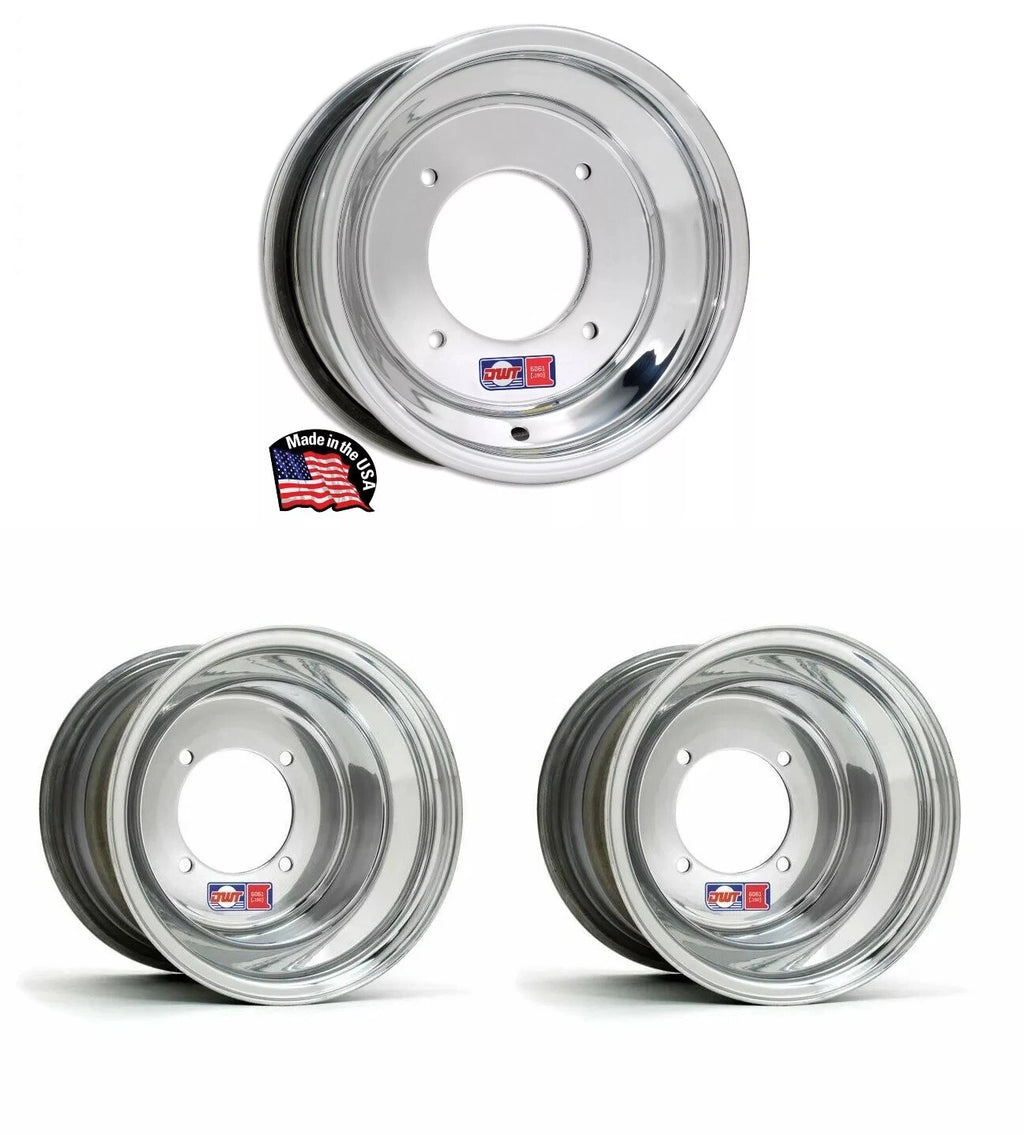 Set of 2 DWT Red Label Rims 11x6 Front & 9x9 Rear for Honda ATC 250R 350X 200X