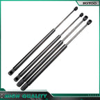 2 Liftgate & 2 Rear Window Lift Supports Gas Struts for Hyundai Santa (2001–2006)