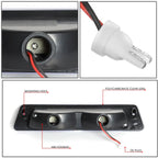 Full LED 3rd Tail Brake Light Chrome for Mustang Hatchback (1987–1993)