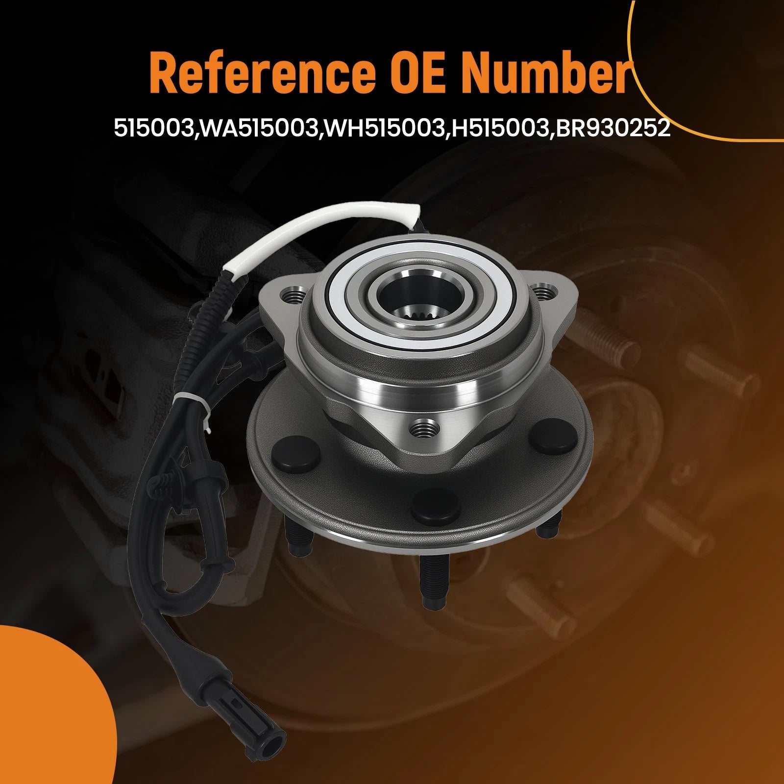Front Wheel Hub Bearing for Ford Explorer Mercury Mountaineer (1991–2001) 515003 4WD AWD
