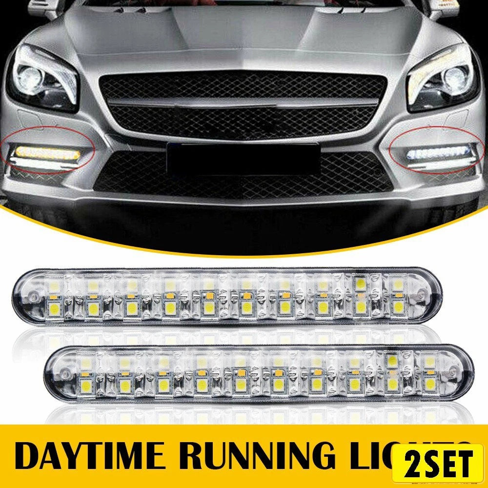 4X LED Daytime Running Light Signal Driving Lamp for