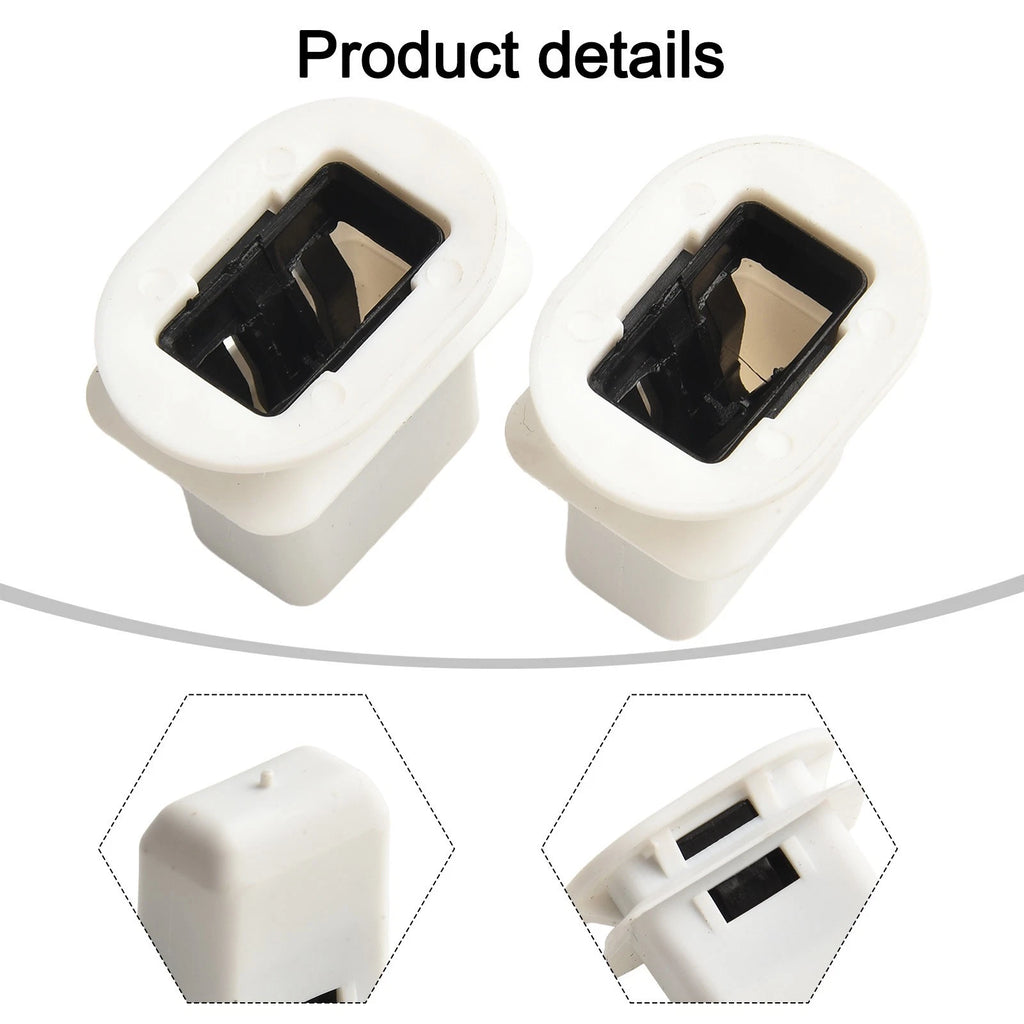 2X Rear Seat Bench Clip for Audi Q7 (2007–2015) 4L0 886 373 Black Bracket